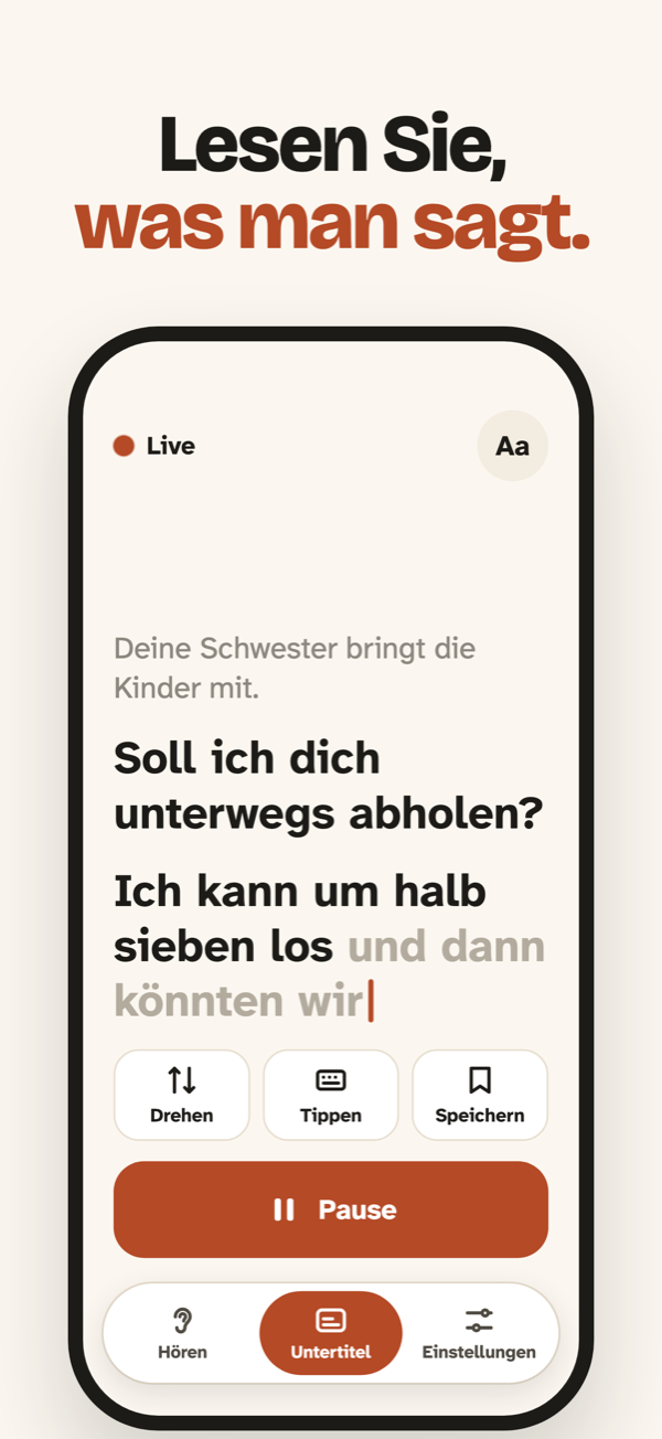 Live-Untertitel